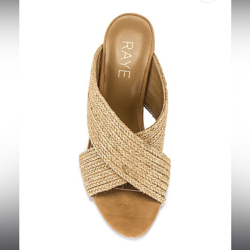 Raye Nix Heel In Natural Sandals Size 6.5 - Picture 5 of 13